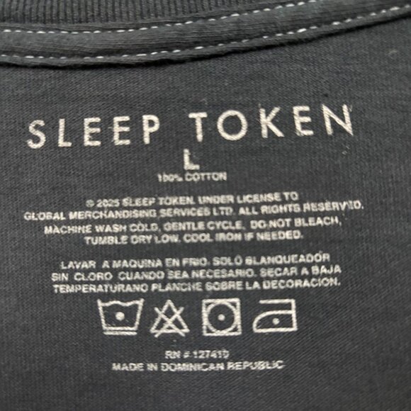 Sleep Token Vessel Rock Band Tie-Dye T-Shirt Size Large - Picture 4 of 5